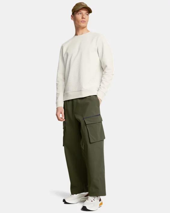 Men's UA Unstoppable Fleece Grid Crew Product Image