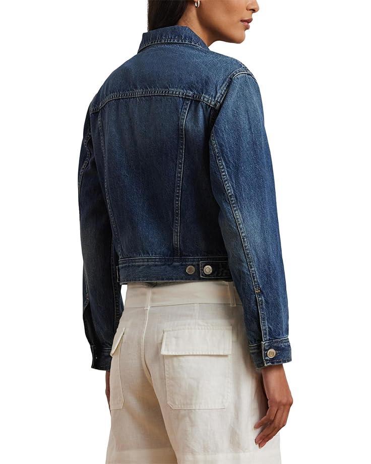 Julia Crop Jacket w/ Drop Shoulder-Regular Waistband Product Image