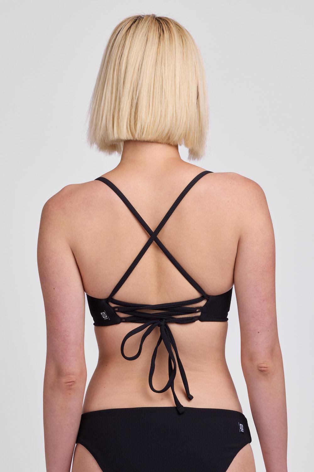 Eliana Bikini Top -  Black Female Product Image