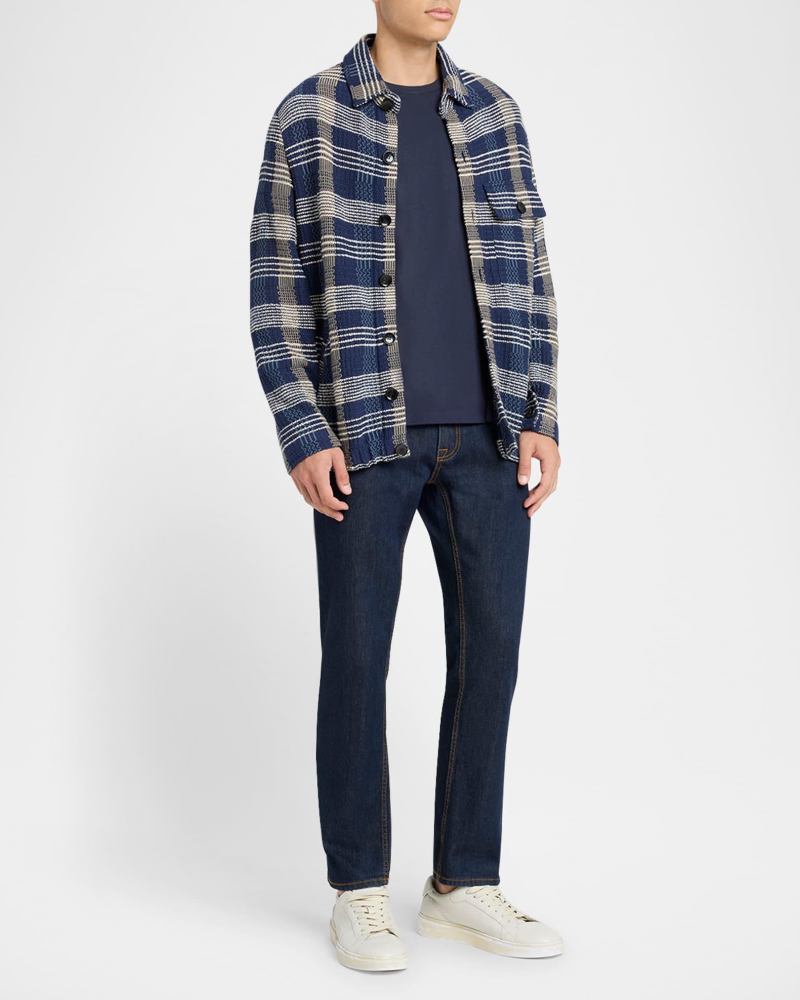 Men's Plaid Overshirt Product Image