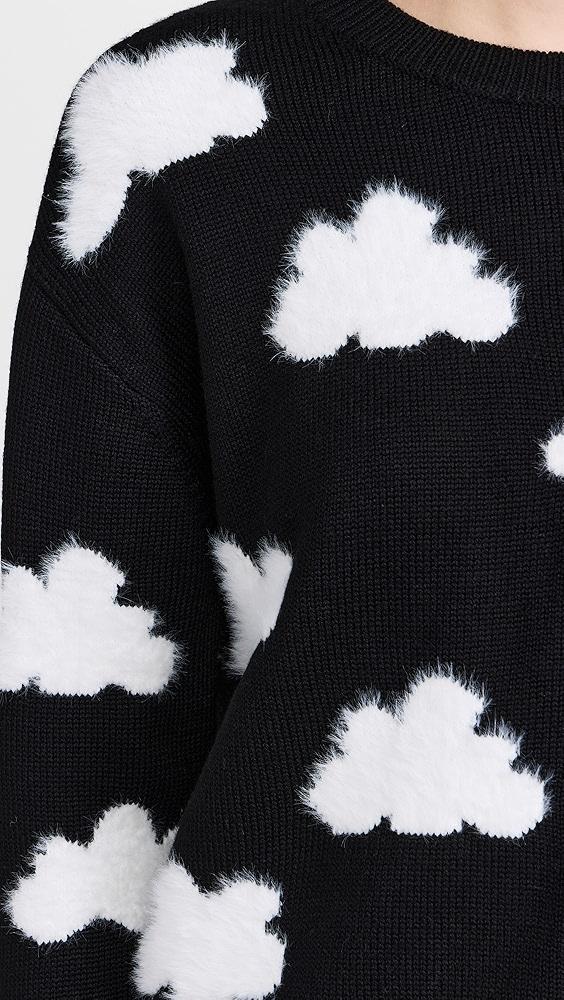 alice + olivia Gleeson Fuzzy Cloud Pullover | Shopbop Product Image