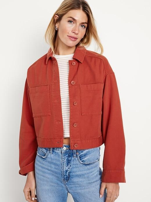 Crop Utility Jacket Product Image