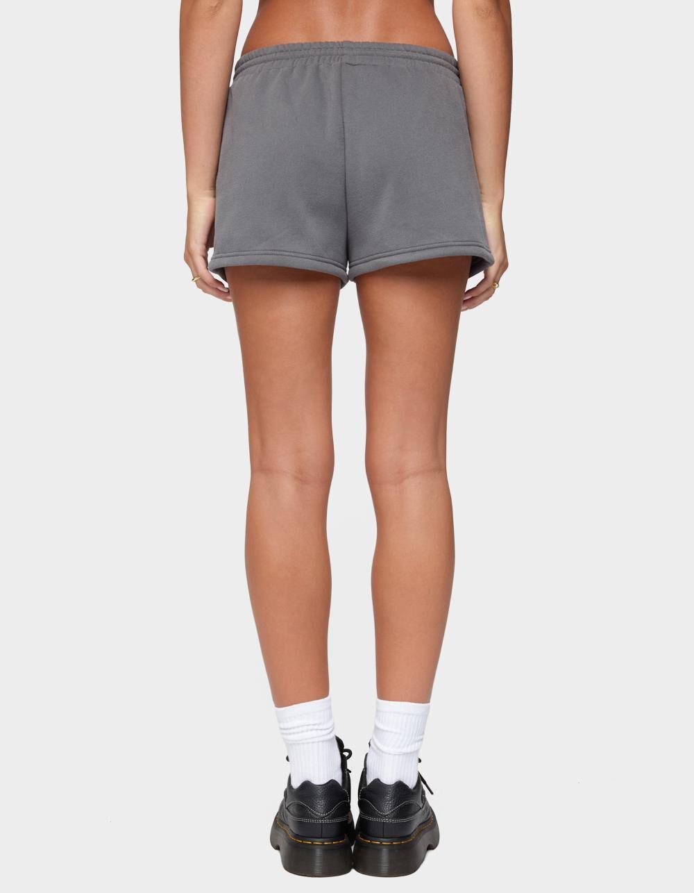 EDIKTED Soho 76 Sweat Shorts - GRAY Product Image