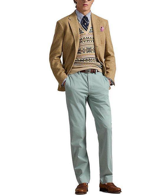 Polo Ralph Lauren Straight Fit Flat Front Stretch Twill Chino Pants Product Image