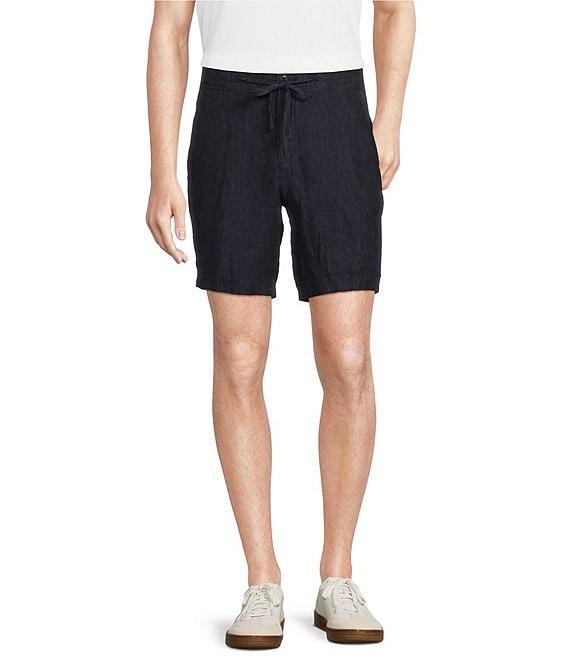Cremieux Blue Label Key West Collection Madison Relaxed Fit Linen 8#double; Inseam Shorts Product Image