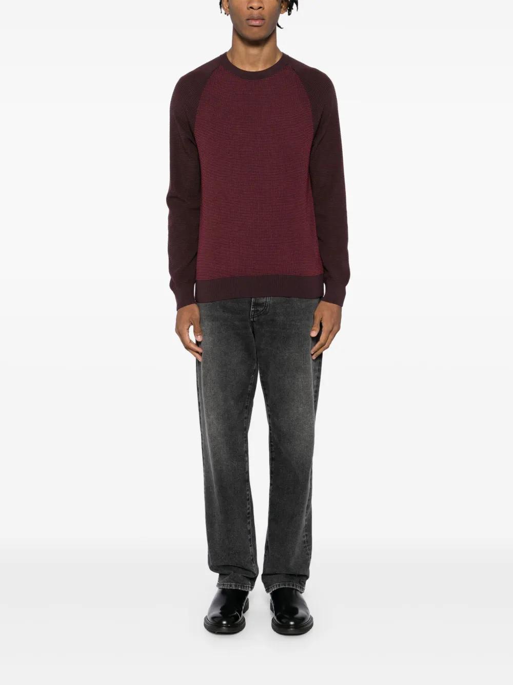 HUGO BOSS Dairon Sweatshirt In Burgunderrot Product Image