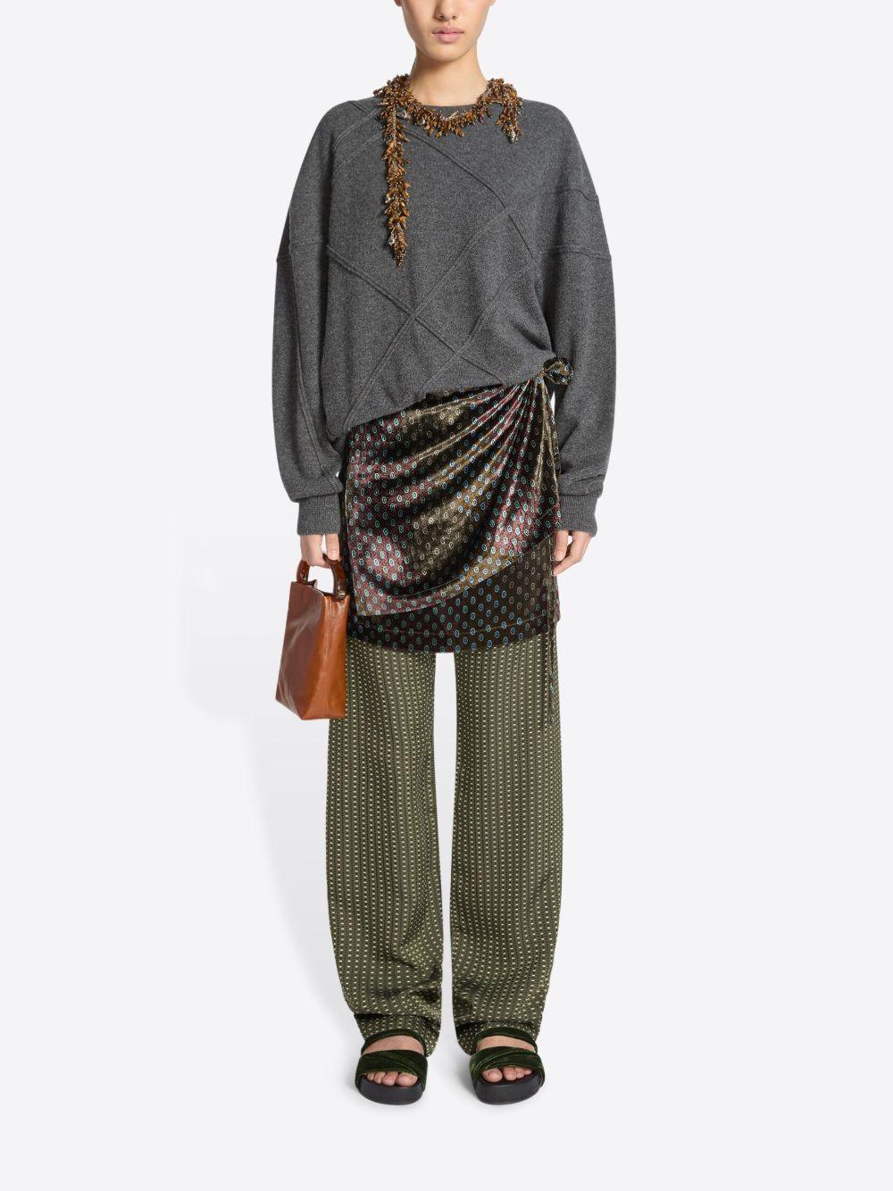 velvet twisted sandals Product Image