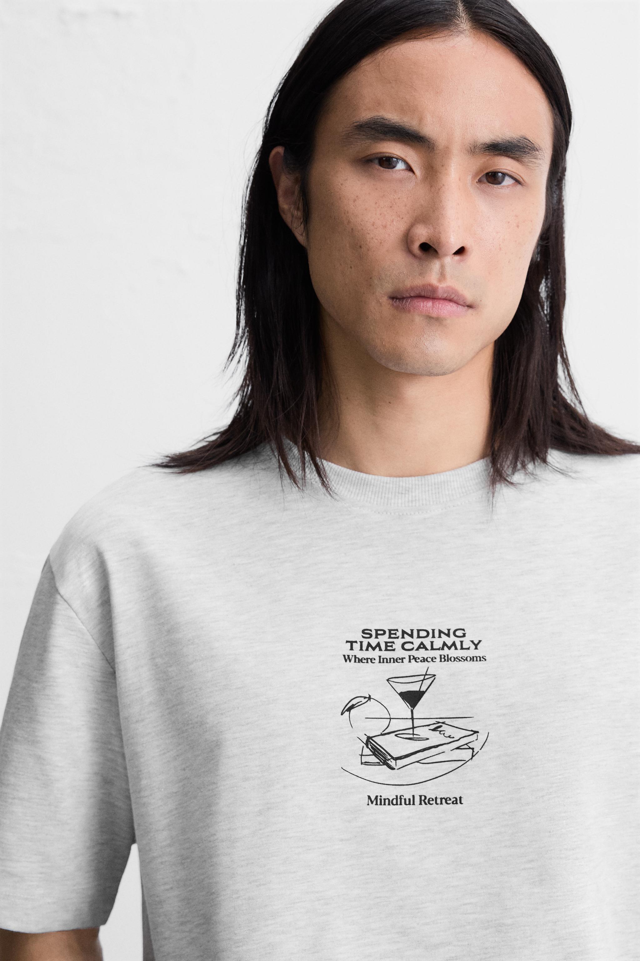 COMBINATION TEXT T-SHIRT Product Image