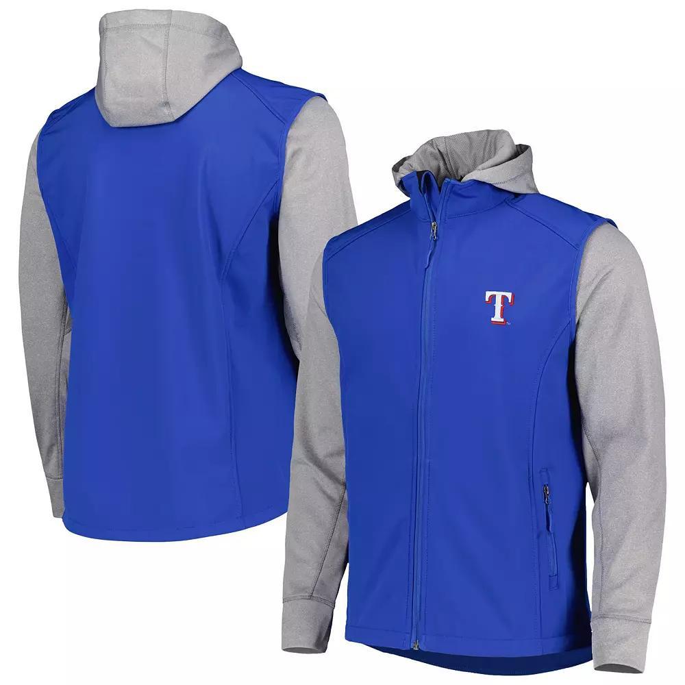 Men's Dunbrooke Royal/Heather Gray Texas Rangers Alpha Full-Zip Jacket,  Product Image