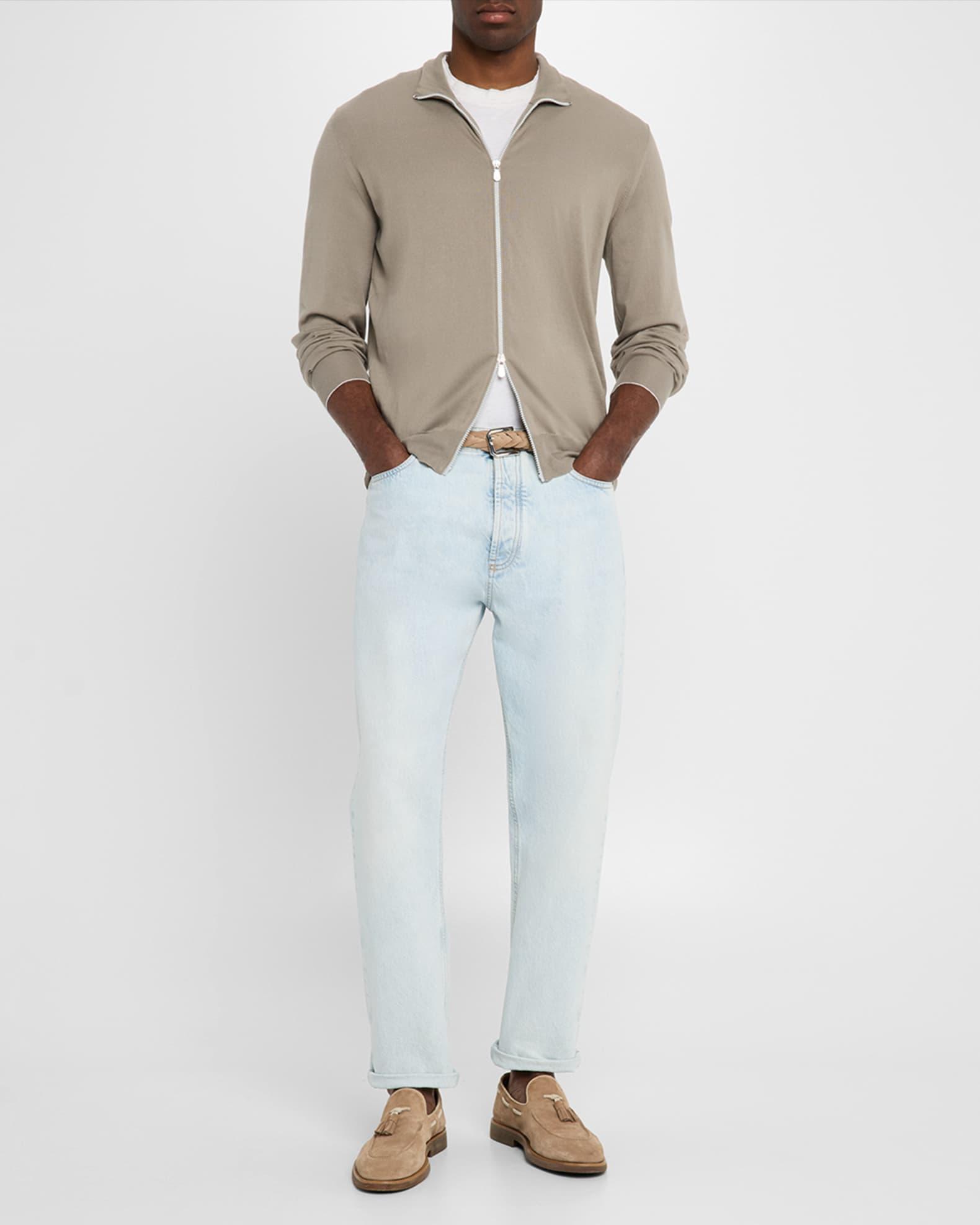 Men's Full-Zip Knit Sweater Product Image