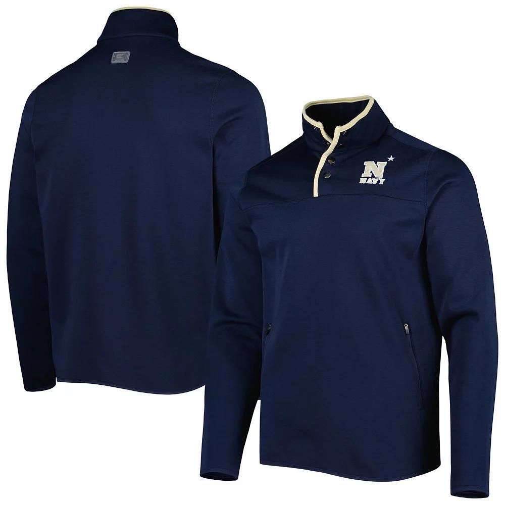 Men's Colosseum Navy Navy Midshipmen Rebound Quarter-Snap Jacket, Size: Large, Blue Product Image