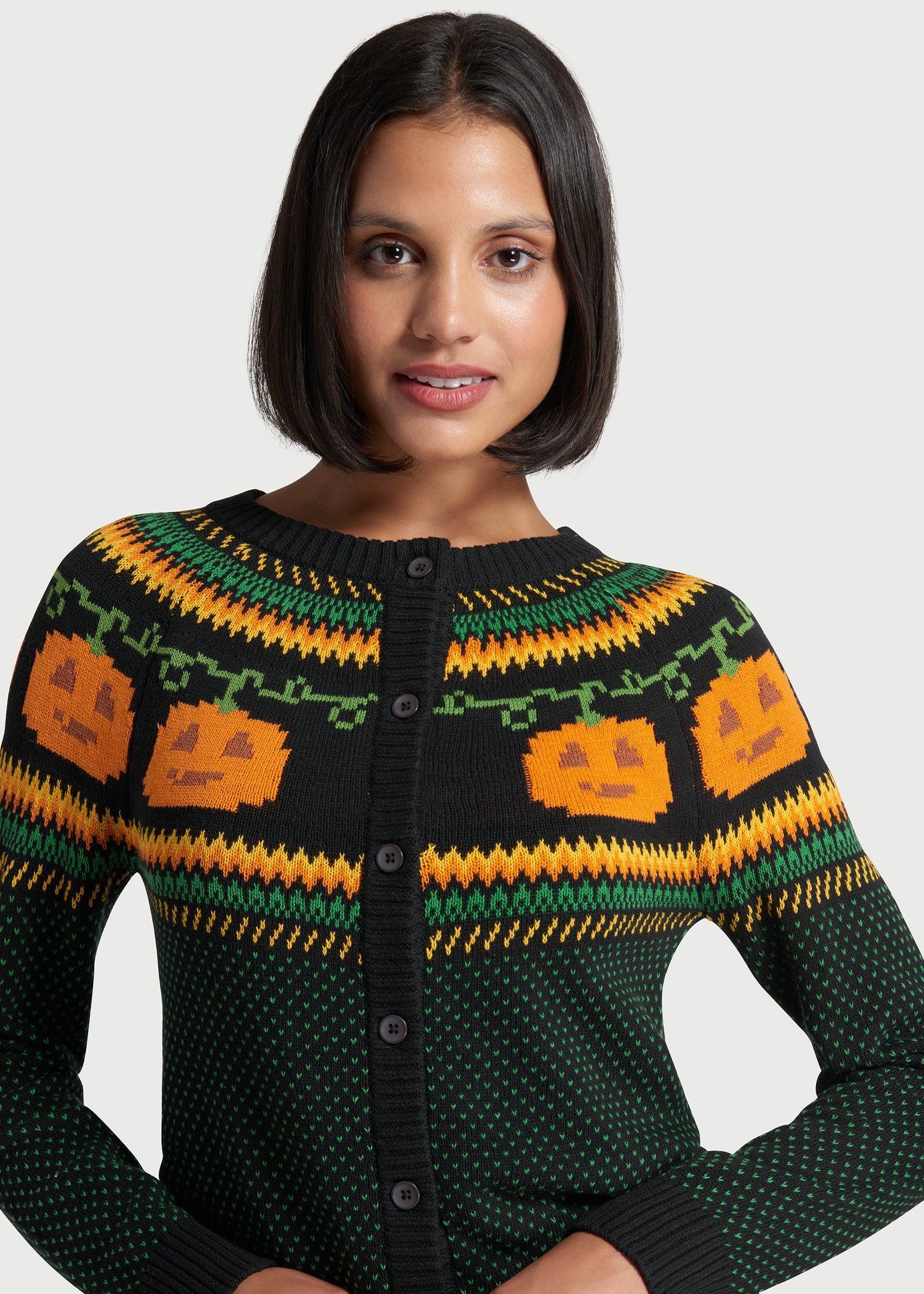 Give 'Em Pumpkin To Talk About Fair Isle Cardigan Product Image