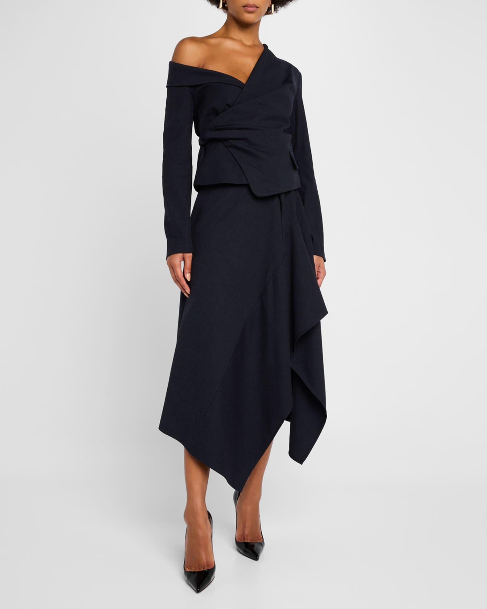 Skyla Asymmetric Long-Sleeve Top Product Image