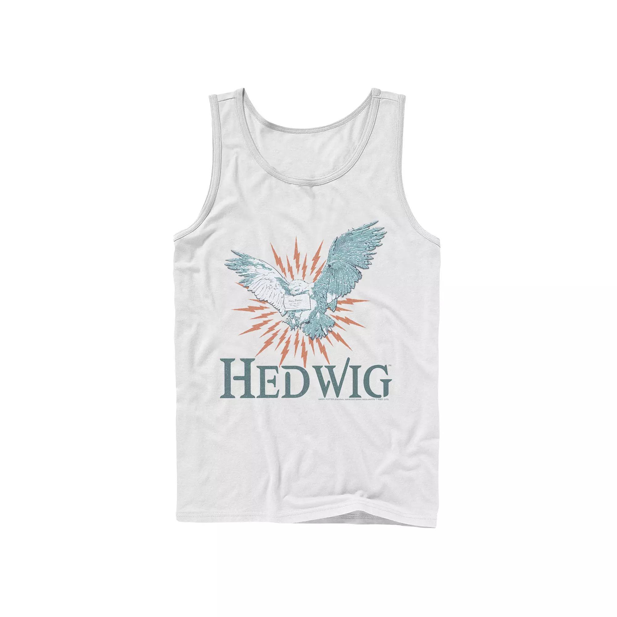 Men's Harry Potter Hedwig Mail Delivery Portrait Tank Top,  Product Image