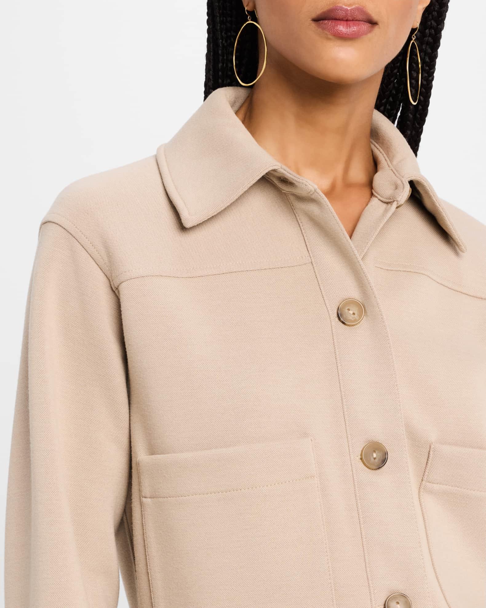 Cropped Patch Pocket Jacket Product Image
