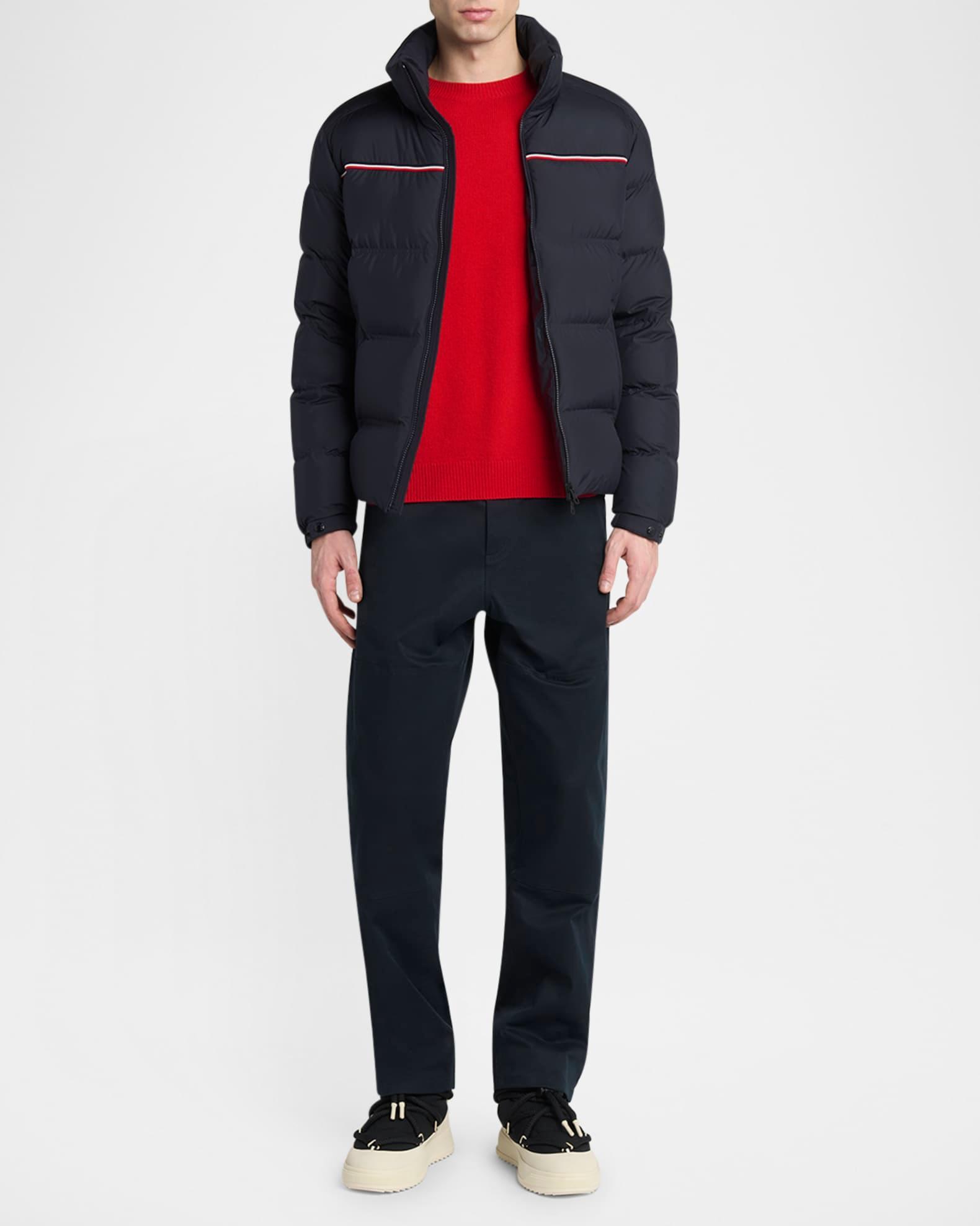 Men's Sleeve-Pocket Knit Crewneck Sweater Product Image