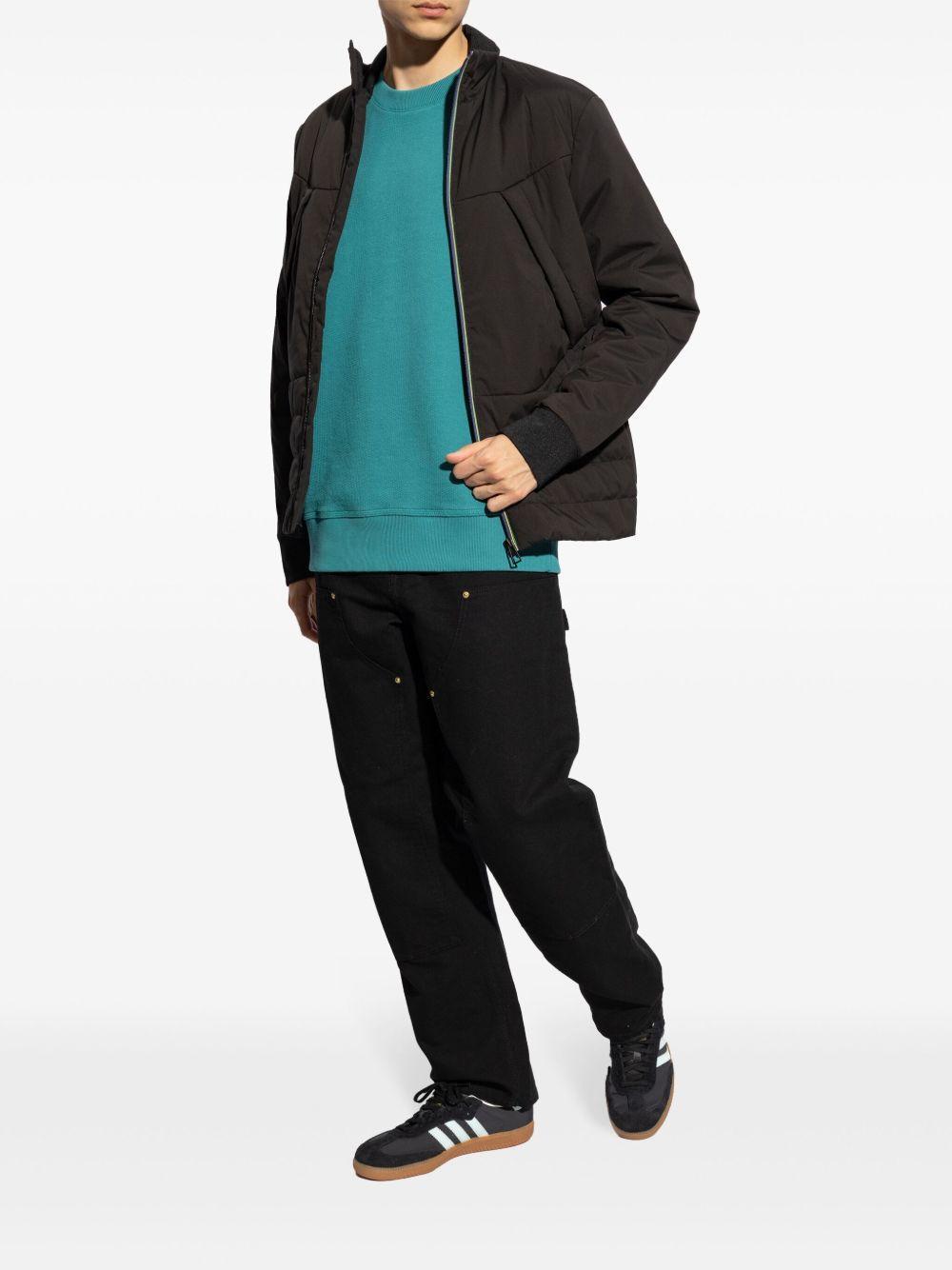 logo-embroidered organic-cotton sweatshirt Product Image