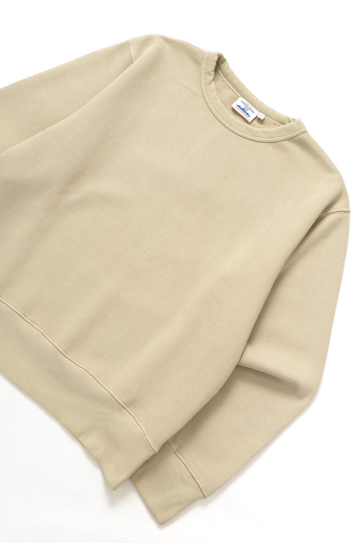 Power Goods - Loopback Crewneck - Bone Product Image