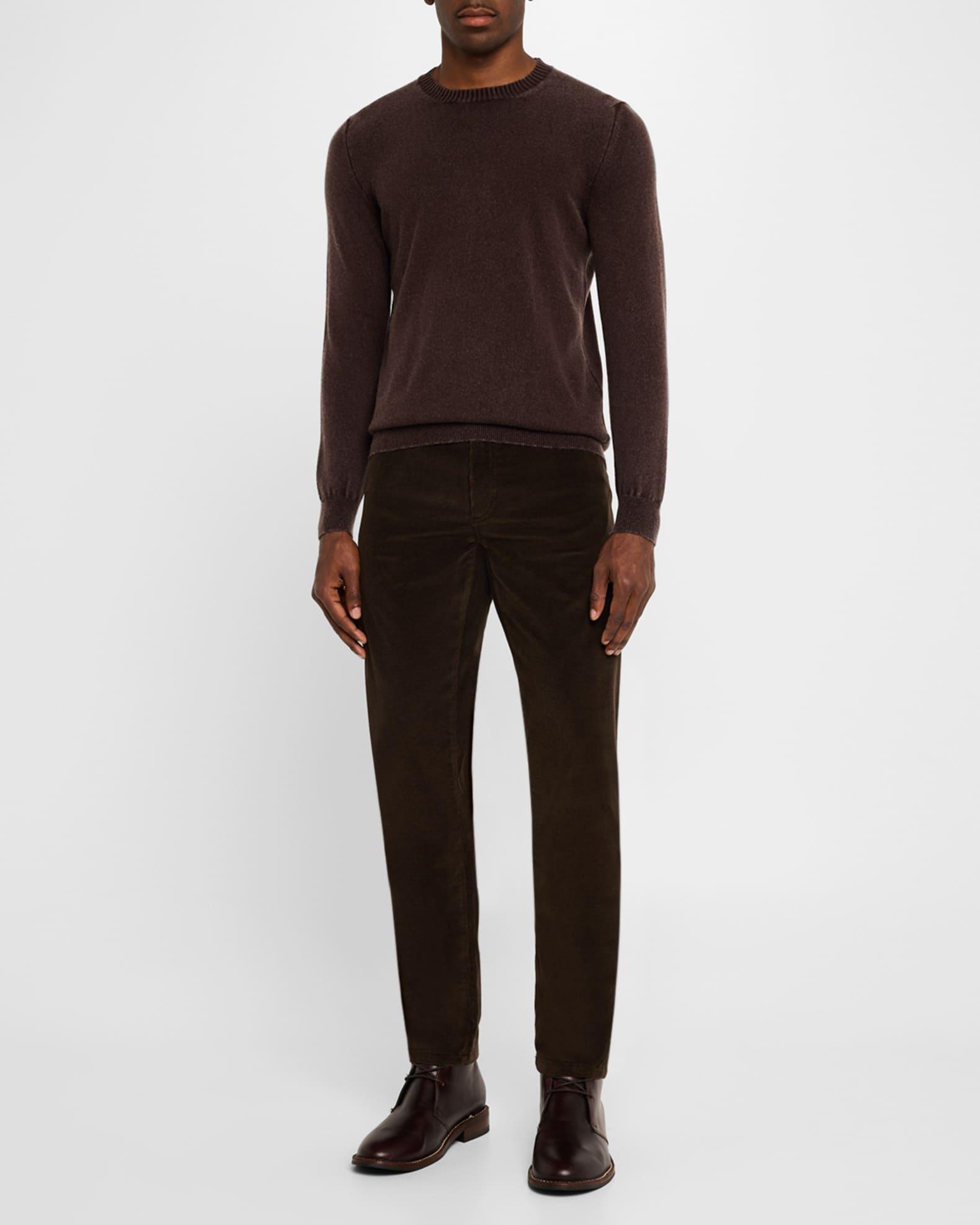 Men's Frosted Cashmere Crewneck Sweater Product Image