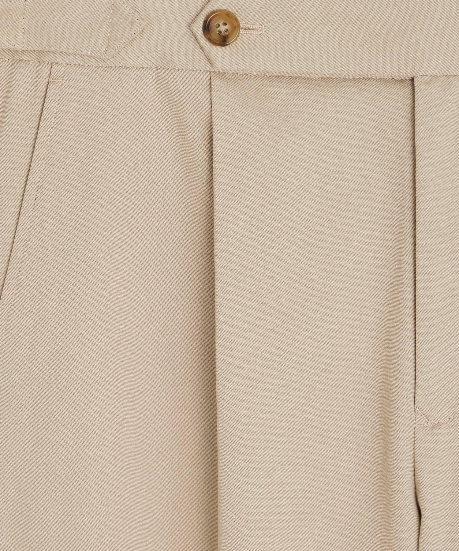 Italian Lightweight Cotton Side Tab Trouser Product Image