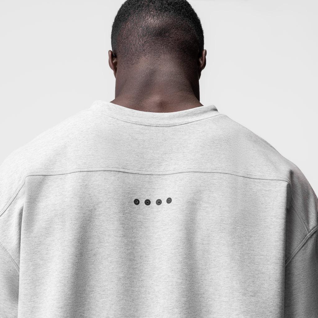 0945. Micro-Terry Warm-Up Tee - Heather Grey Product Image