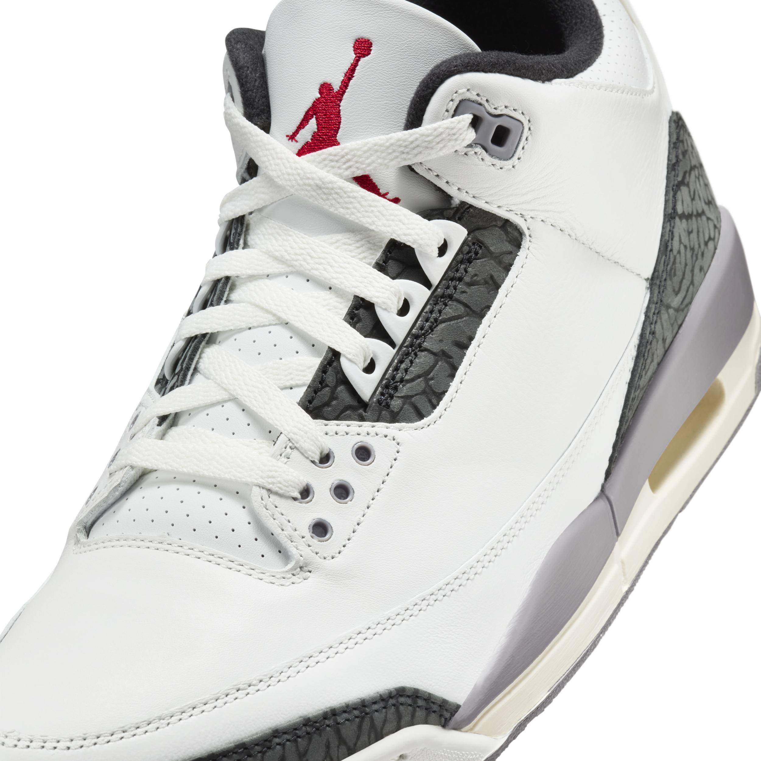 Men's Air Jordan 3 Retro "Cement Grey" Shoes Product Image