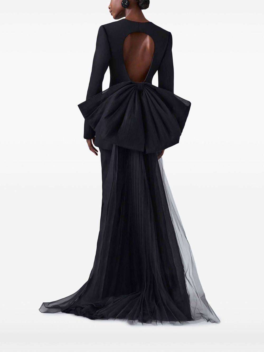 tulle bow-embellished jacket Product Image