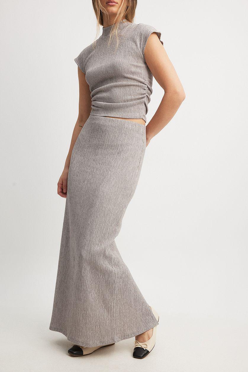 Structured Maxi Skirt Product Image