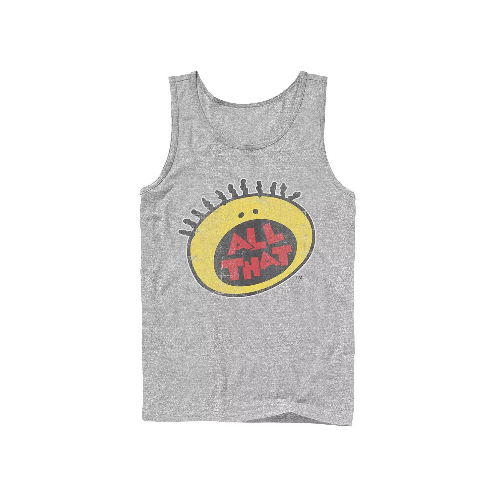 Men's Nickelodeon All That Classic Vintage Face Logo Title Graphic Tank Top,  Product Image