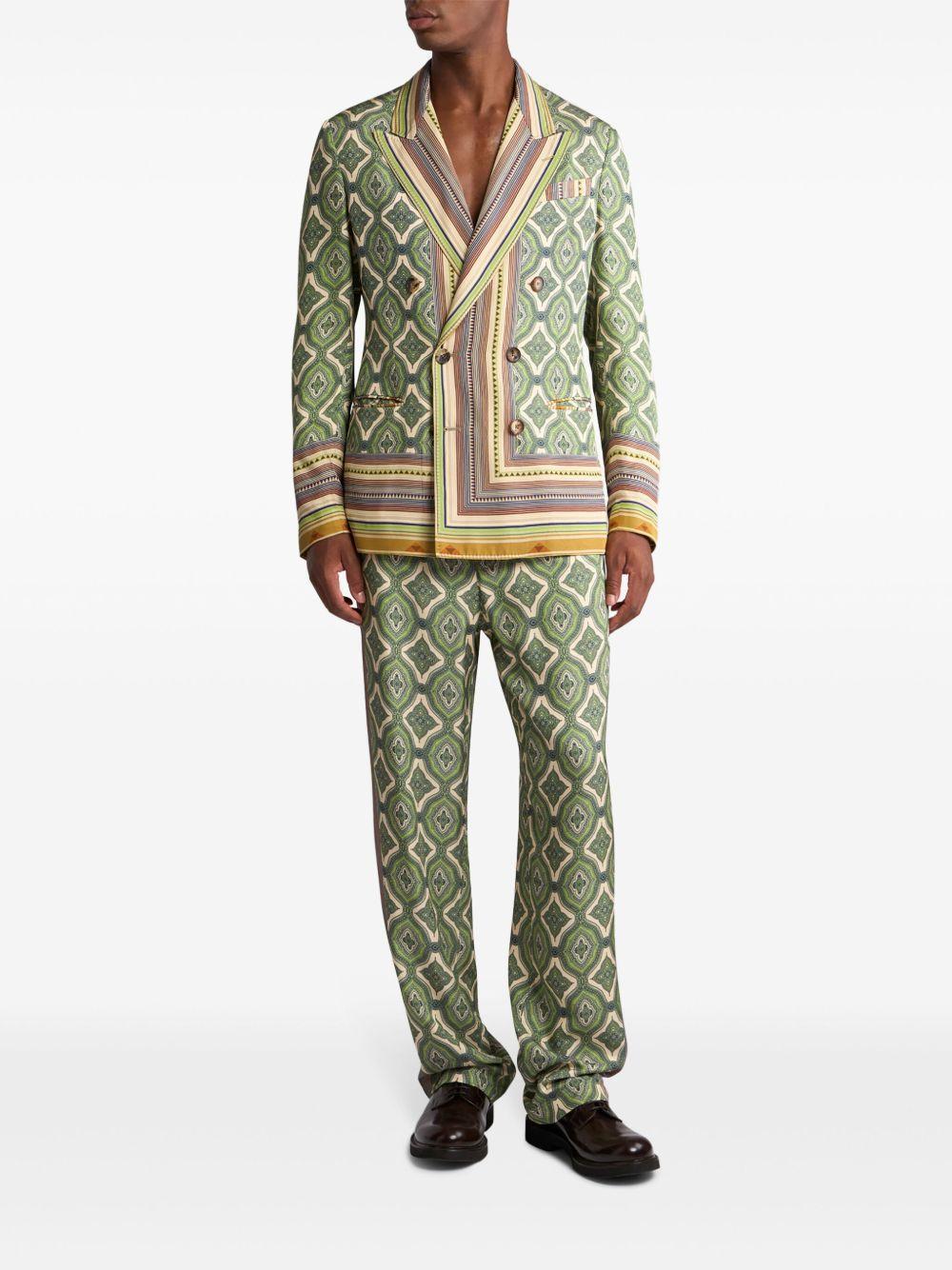 geometric-print blazer Product Image