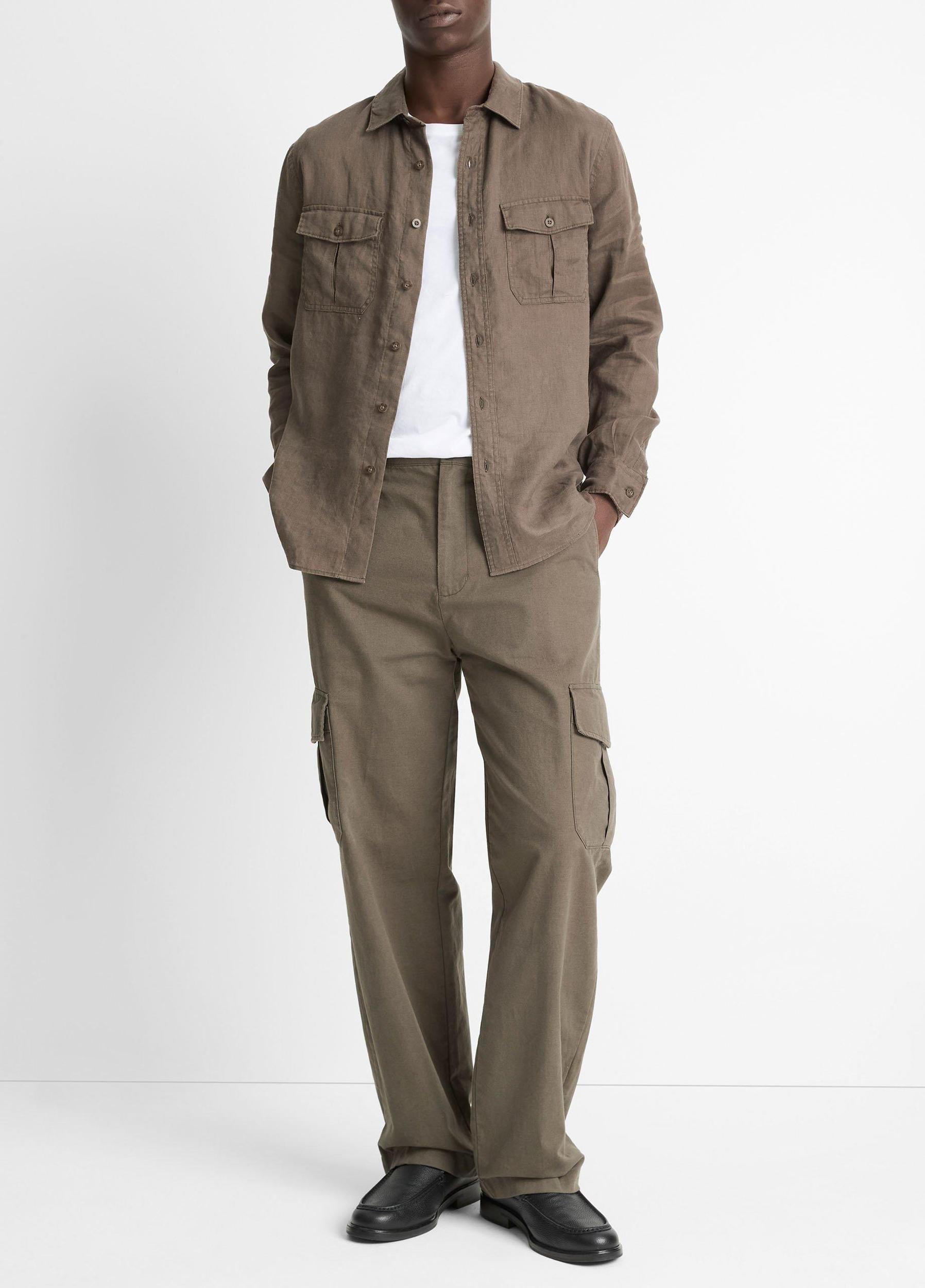 Linen Utility Shirt Product Image
