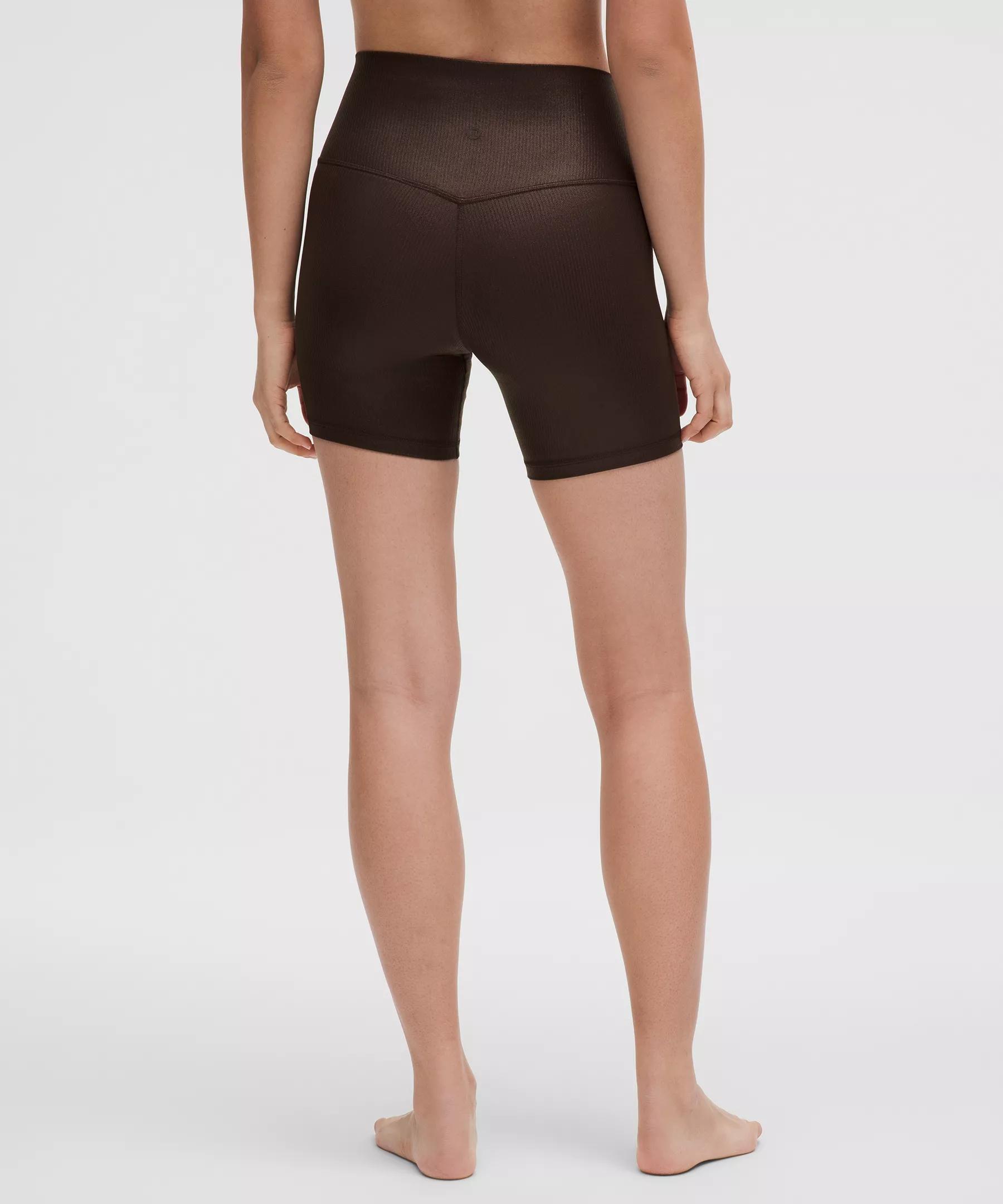 lululemon Align™ High-Rise Ribbed Short 6" *Shine Product Image