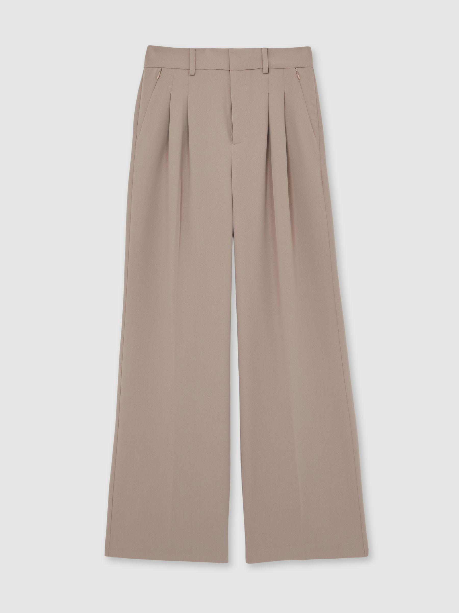 Tailored Trousers in Beige Product Image
