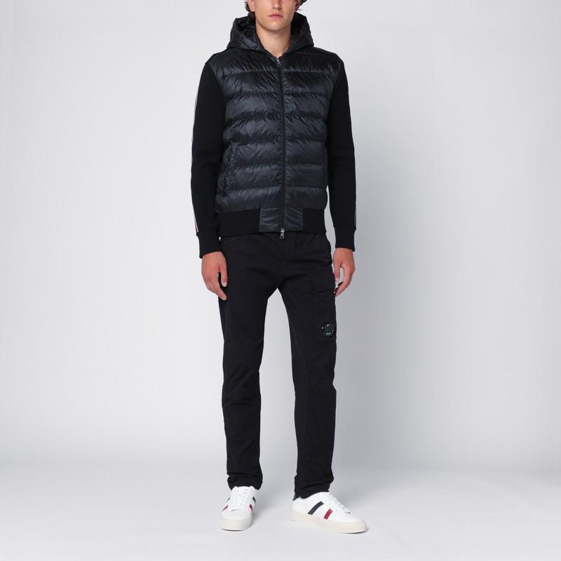 MONCLER Black Padded Zip/cardigan Sweatshirt Product Image