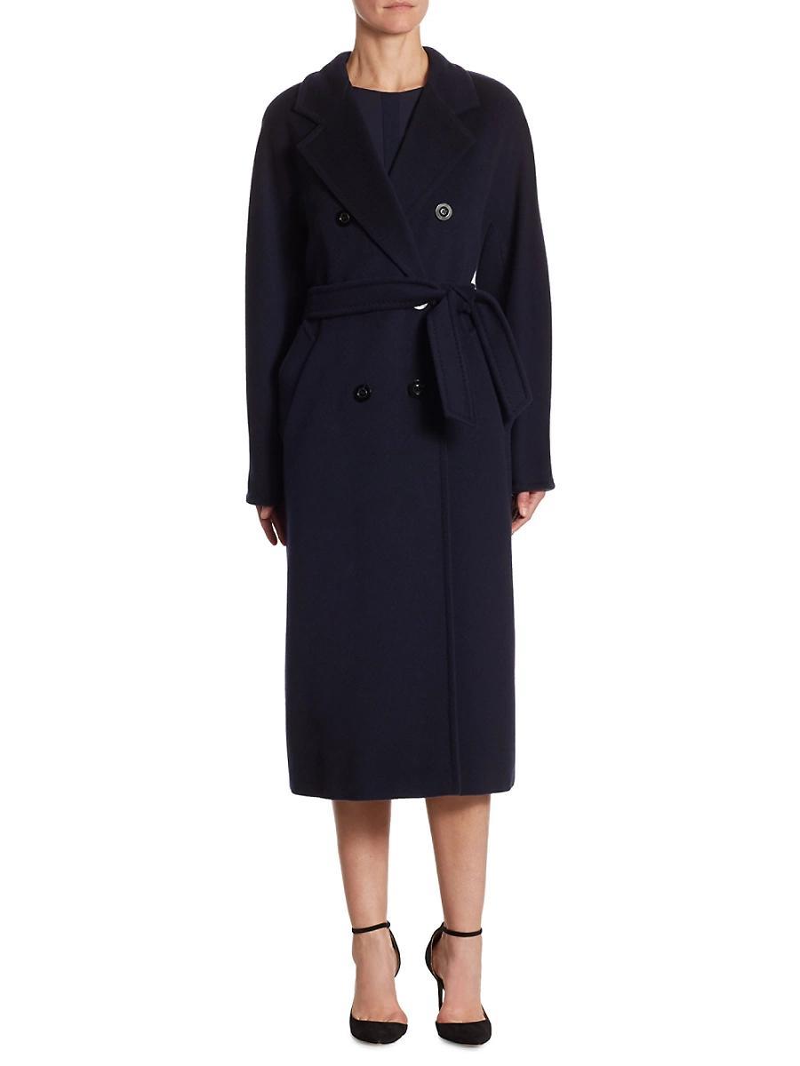 Madame Belted Wool/Cashmere Coat Product Image