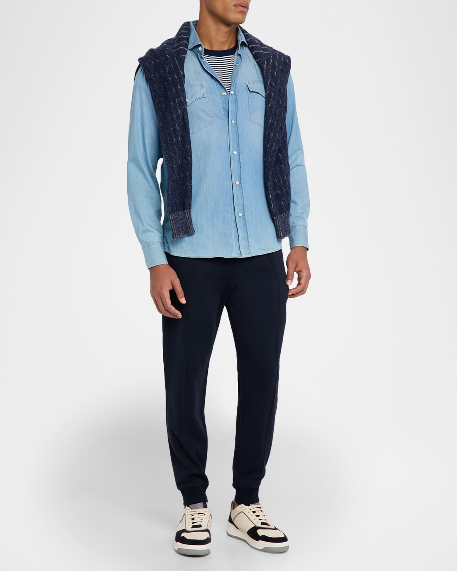 Men's Stripe Short-Sleeve T-Shirt Product Image