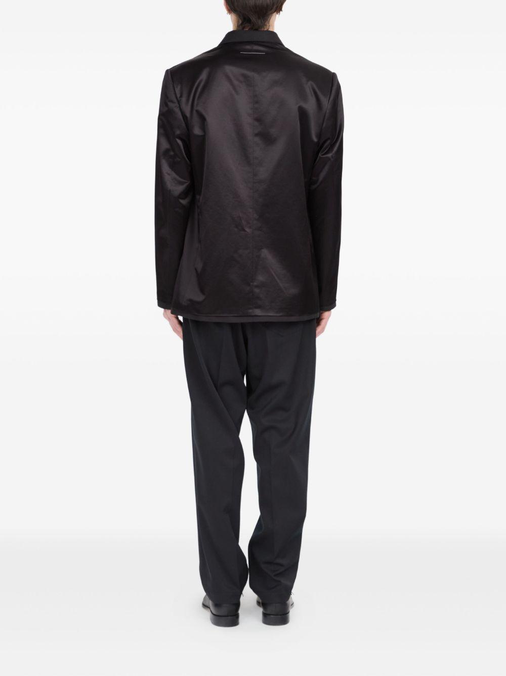 satin-finish blazer Product Image