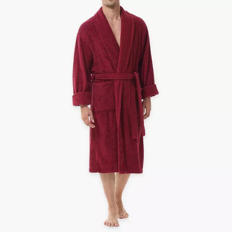 Men's INK+IVY Cotton Terry Robe, Size: XS/Small, Med Blue Product Image