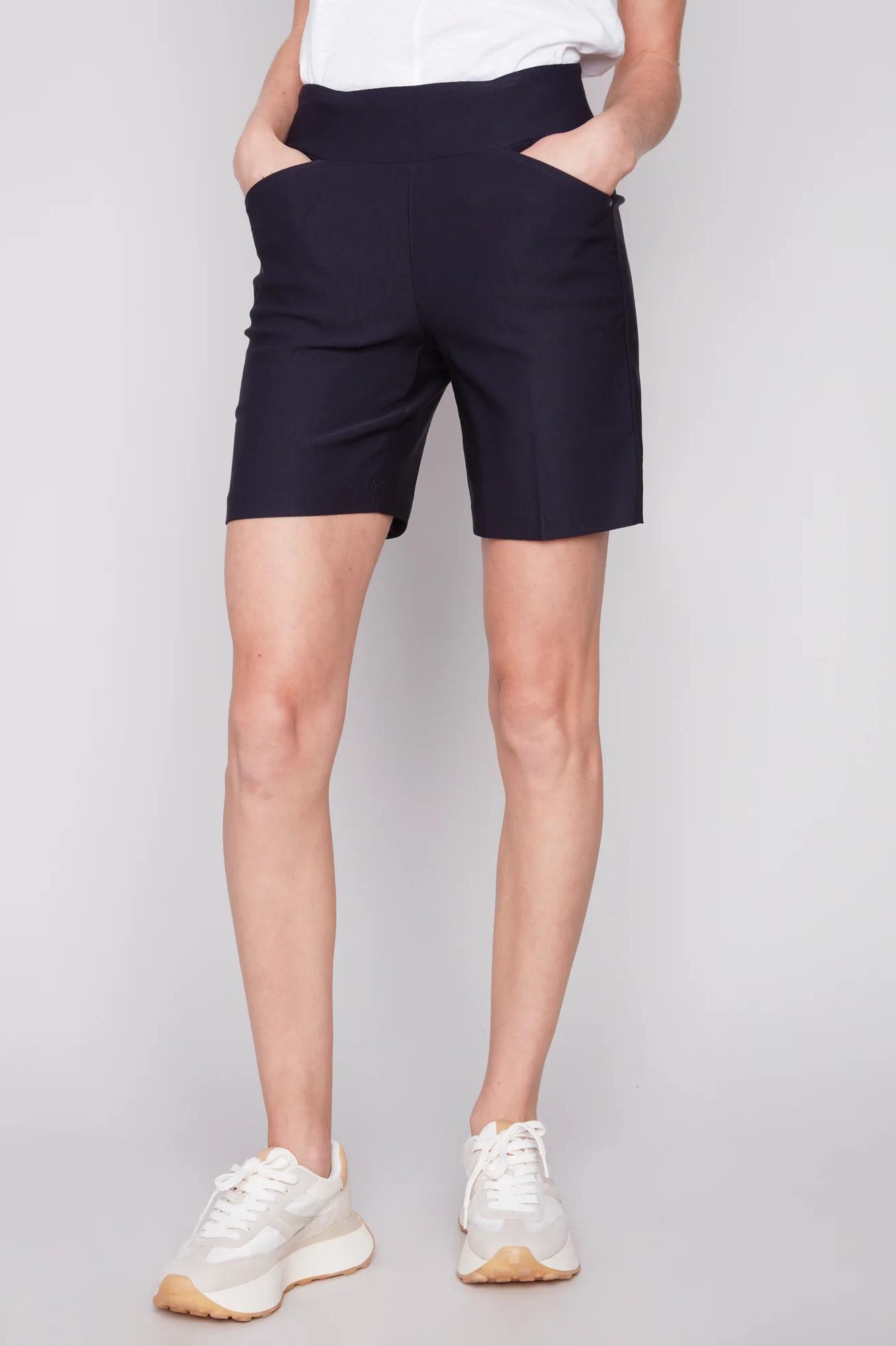 Smooth Stretch Short - Navy Product Image