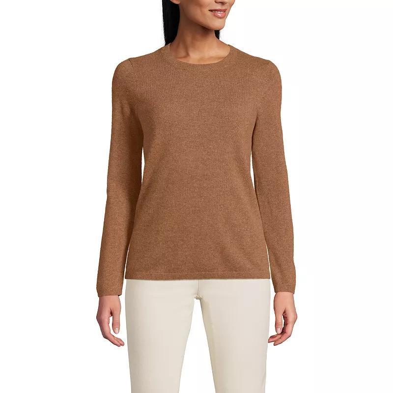 Women's Lands' End Crewneck Cashmere Sweater,  Product Image