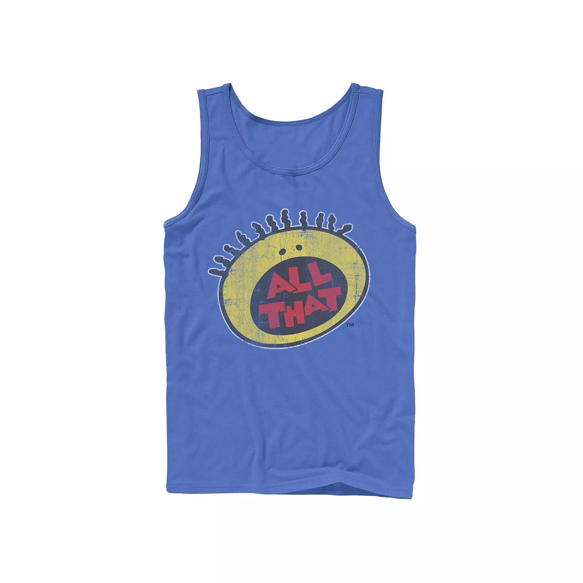 Men's Nickelodeon All That Classic Vintage Face Logo Title Graphic Tank Top,  Product Image