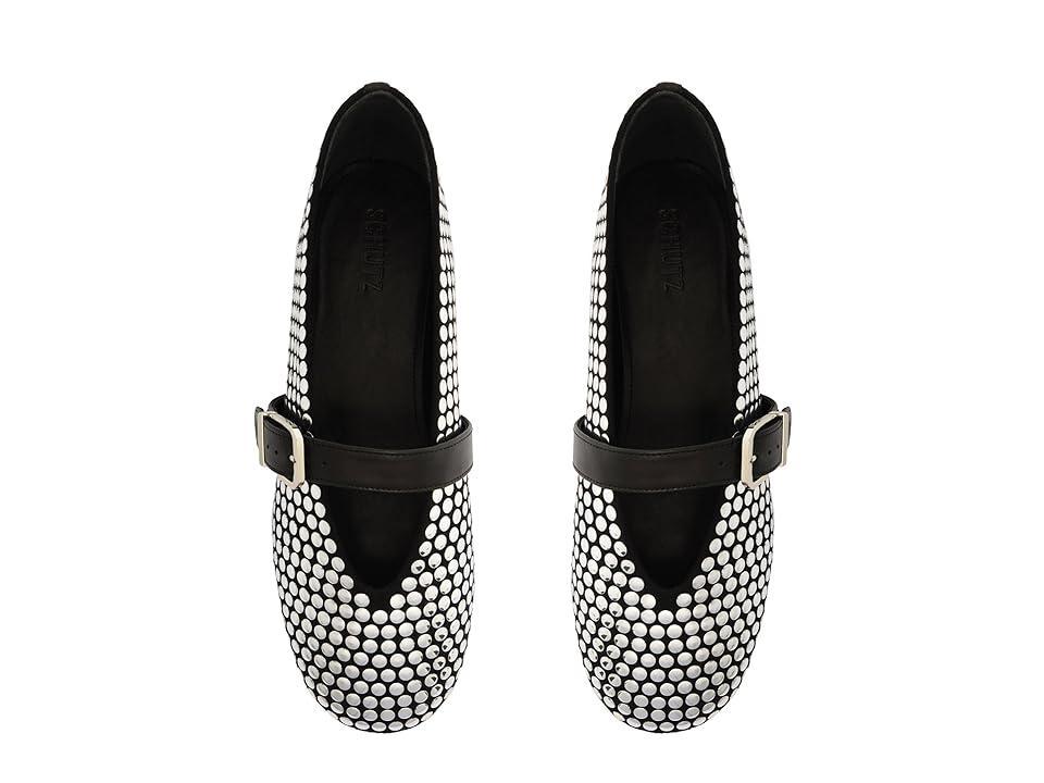 Womens Eiza Studded Leather Ballet Flats Product Image