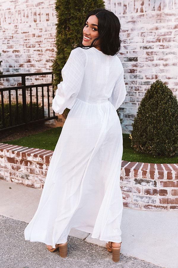 Catalina Kisses Cut Out Maxi In White Product Image