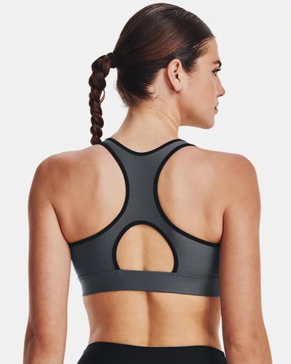 Womens HeatGear Mid Padless Sports Bra Product Image