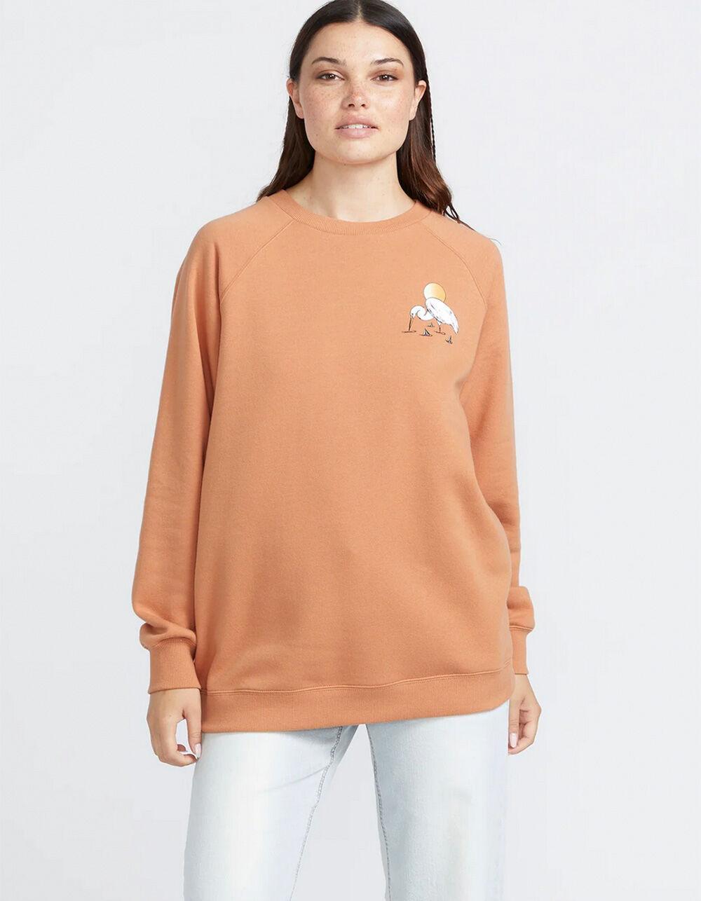 VOLCOM Stone Magic Womens Boyfriend Crewneck Sweatshirt Product Image