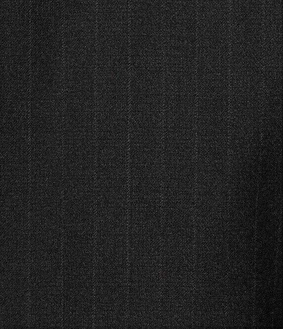 Hickey Freeman Modern Fit Flat Front Stripe Pattern 2- Piece Suit Product Image