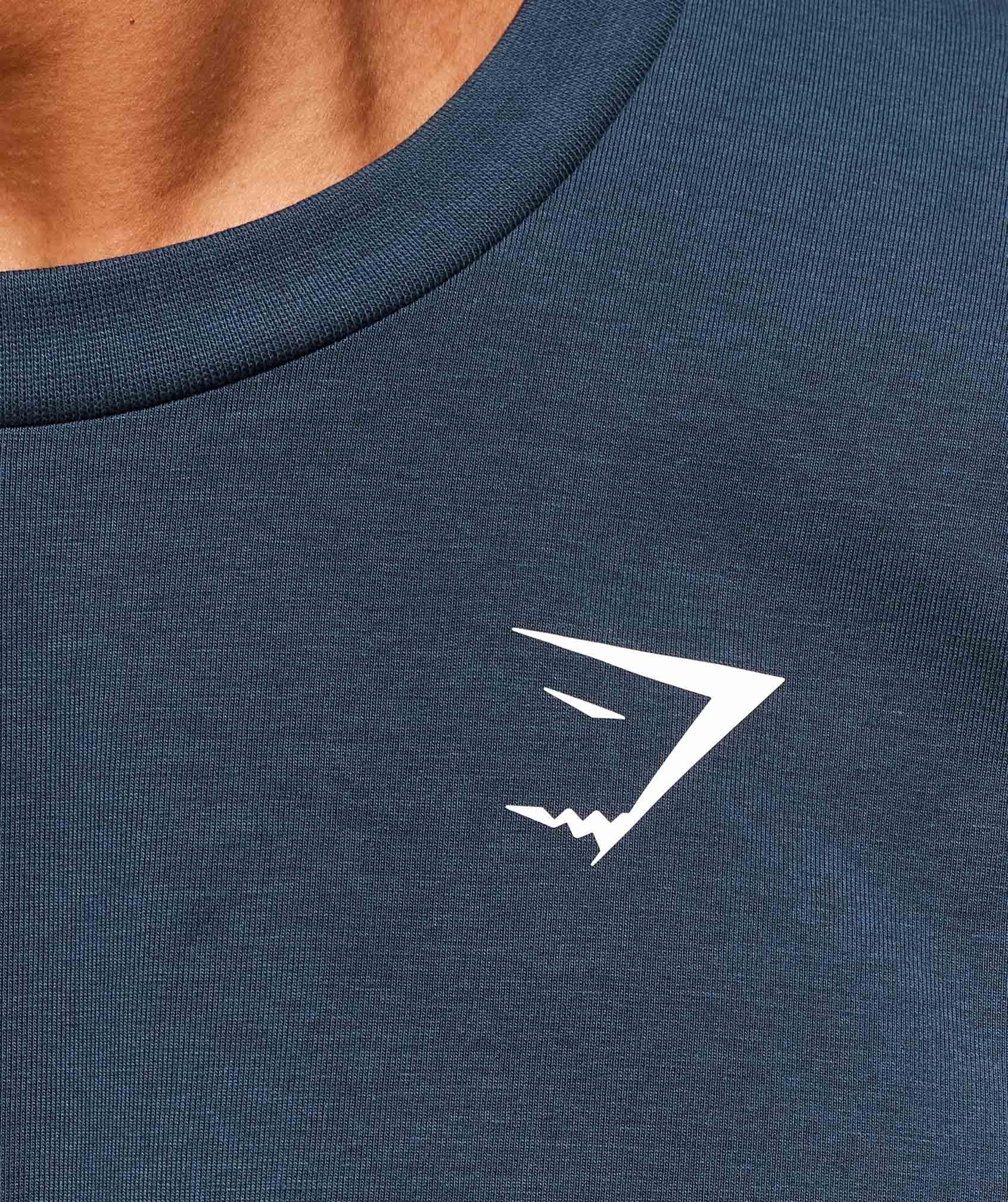 Gymshark Essential Oversized T-Shirt - Navy Male Product Image