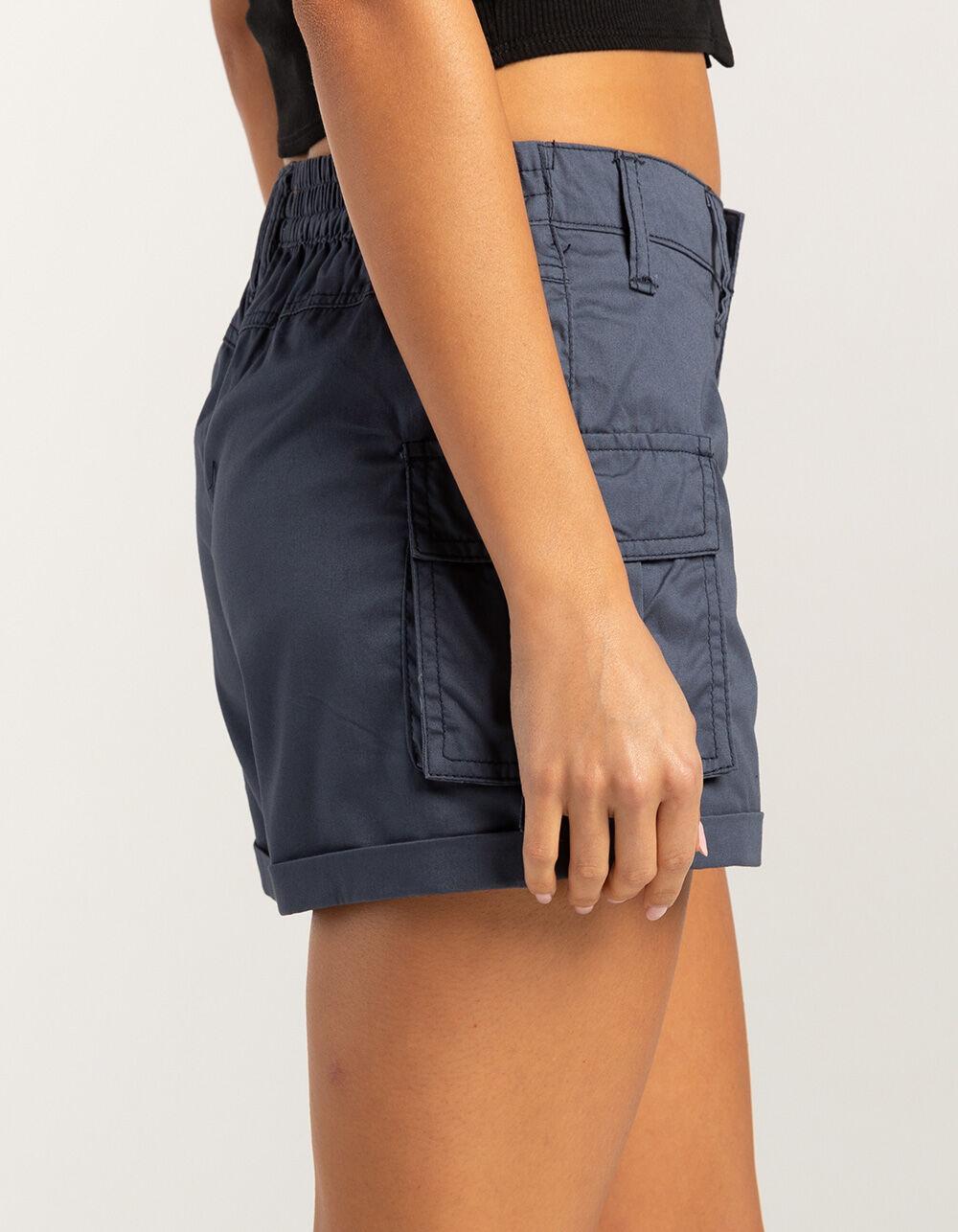 RSQ Womens Mid Rise Poplin Cargo Shorts Product Image