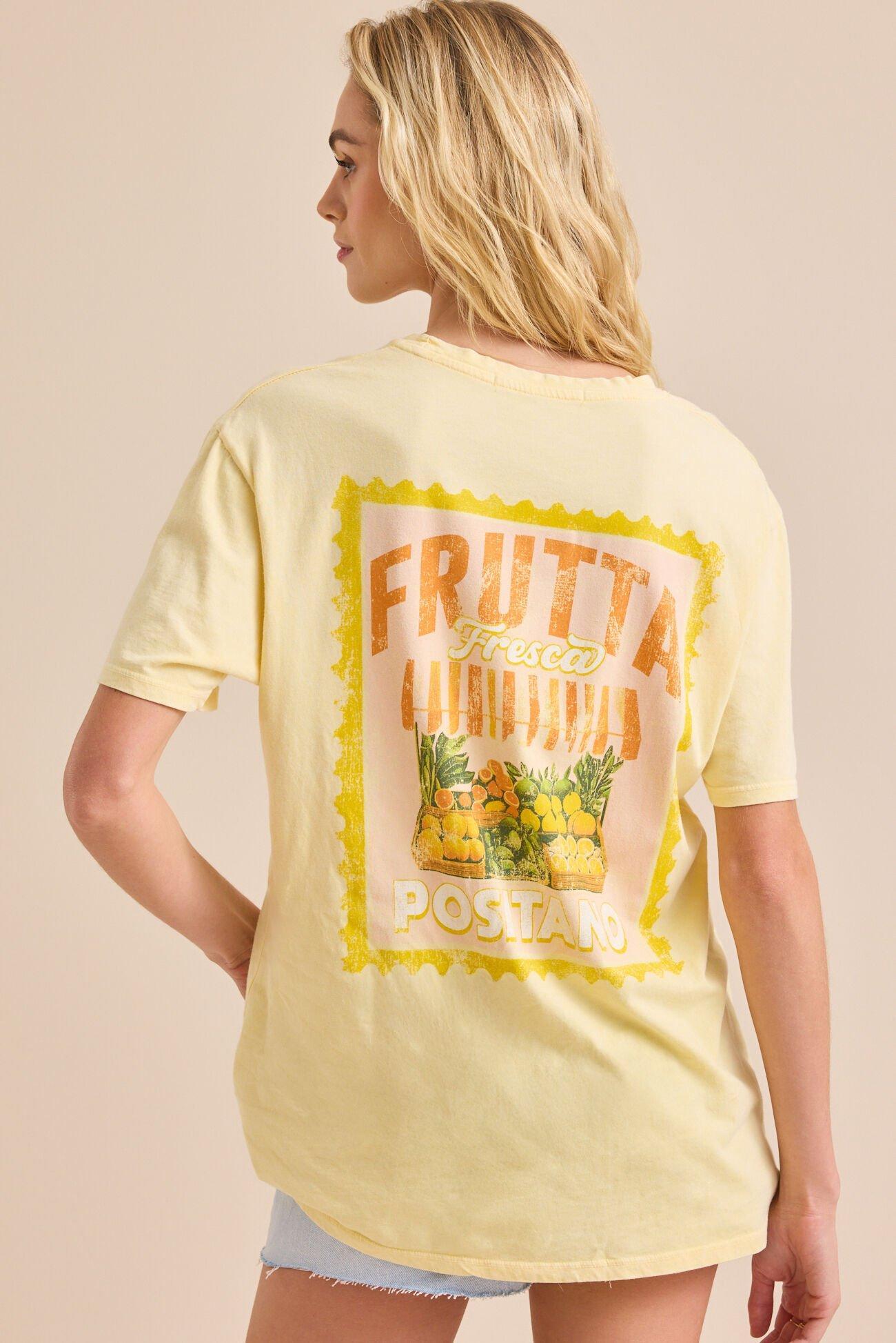 Positano Fruit Stand Oversized Tee Product Image