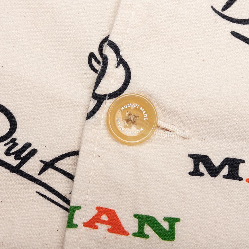 Printed Jacket - White Male Product Image